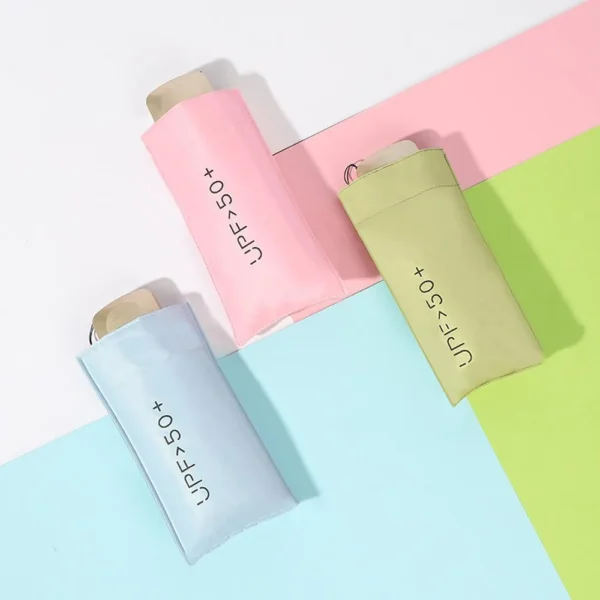 mini Iphone Umbrella Travel Rain/Sunscreen Compact 7inc Folding Umbrella Stylish Addition Modern - Choice Expression - Image 9