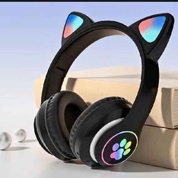 Cat STN-28 Over Ear Music Headset Glowing Ear Headphones Original Premium Quality