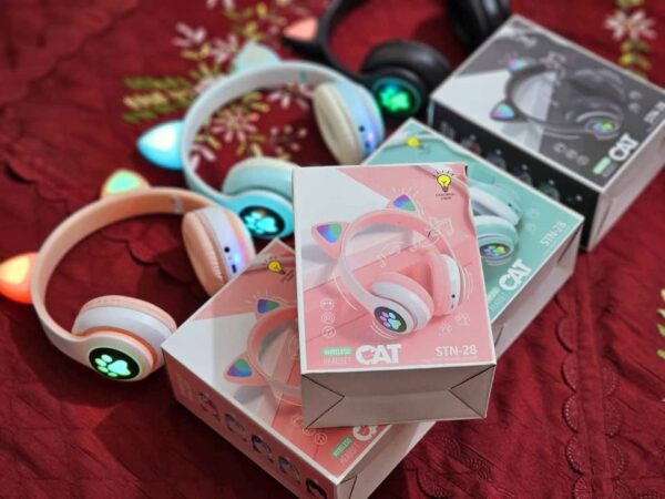 Cat STN-28 Over Ear Music Headset Glowing Ear Headphones Original Premium Quality - Image 9