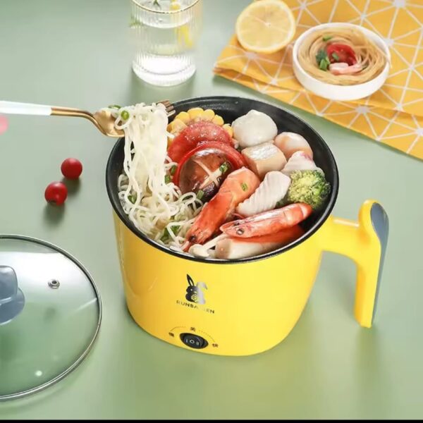 Mini Rice Cooker Electric Multi cooker Mini multi cooking pot 1.9L. Mini Curry Cooker - Image 5