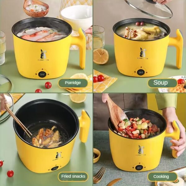 Mini Rice Cooker Electric Multi cooker Mini multi cooking pot 1.9L. Mini Curry Cooker - Image 4