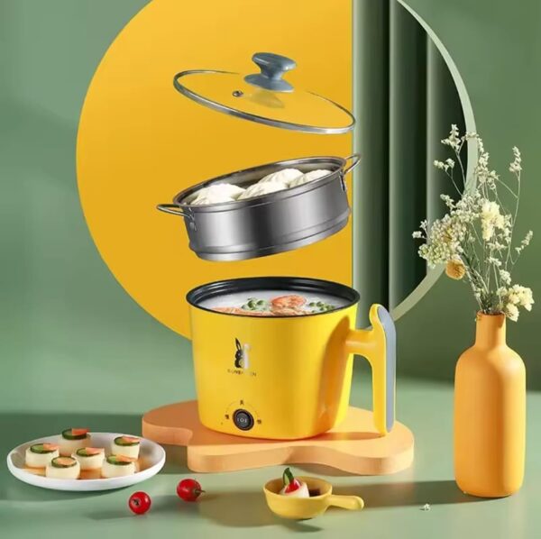 Mini Rice Cooker Electric Multi cooker Mini multi cooking pot 1.9L. Mini Curry Cooker - Image 3