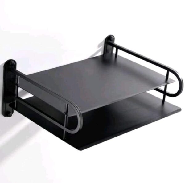 Metal WiFi Router Stand 2-Layer Wall Mount