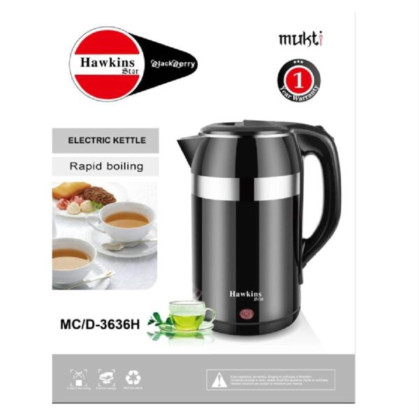 Hawkins Electric Kettle 2.5L MC/D-3636H Quick and Convenient Hot Water Anytime - Image 5