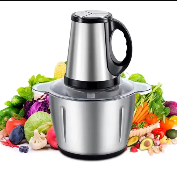 Electric Meat Grinder/Chopper prestige 3L Multi Function Food Processor for Home, Kitchen, Restaurants 3-Speed Control  Blender for Vegetables - Image 2