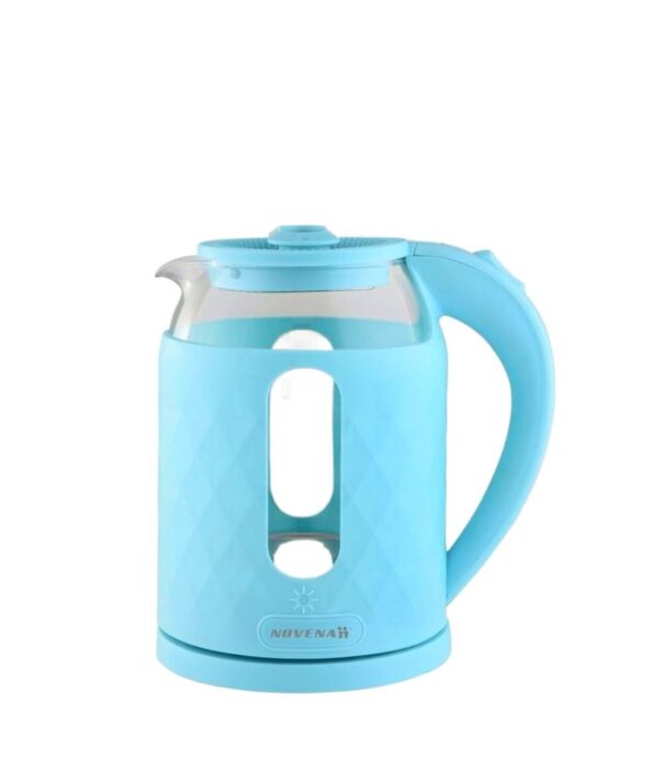 Novena NK44G Glass Plastic Hot Water Electric Kettle