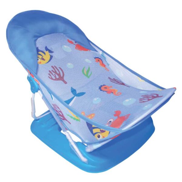 Baby Bather / Bath Seat For Newborn / Infant-Pillow included Summer Infant Washable Deluxe Baby Bathar - Image 3