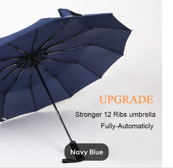 BMW 12-Rib Heavy Duty Umbrella, Multifunctional auto open & auto close best umbrella - Image 9