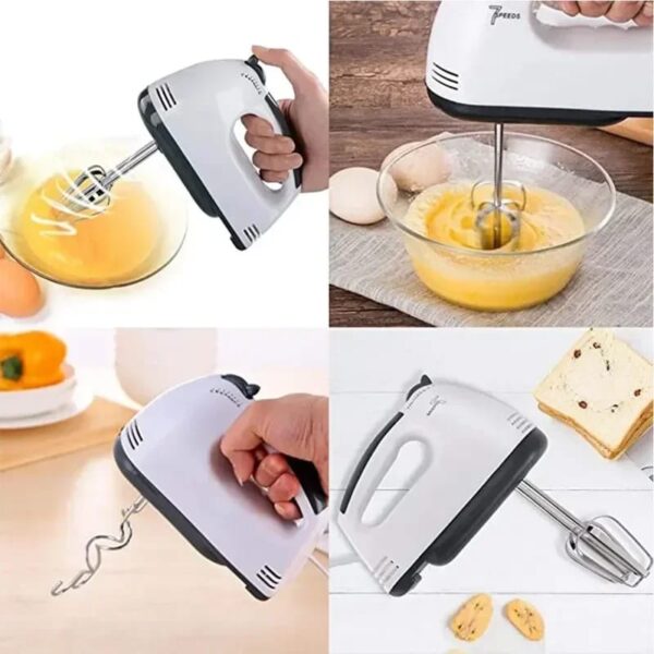Electric Scarlet super hand mixer Egg Beater and Mixer for Cake Cream 7-speed adjustment switch - Image 4