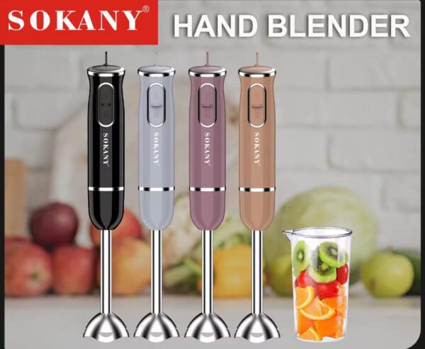 “SOKANY Electric Hand Blender Food Mixer Egg Beater with Cup”