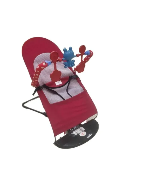 Baby Rocking Bouncer Chair – With 3 Toys | Soft, Foldable & Safe for Newborn to 3 Years - Image 3